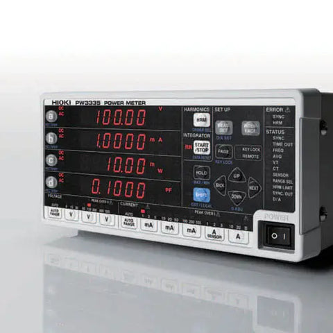 PW3335-03 AC/DC Power Meter, Single-Phase with LAN, RS-232C, Current Sensor output